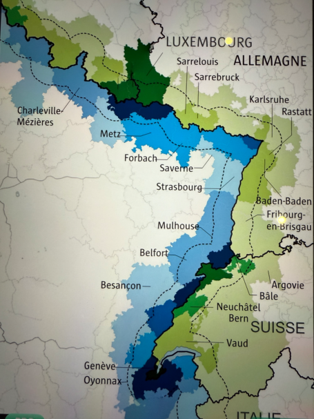 Carte limitrophe 